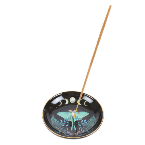 Luna moth incense stick holder