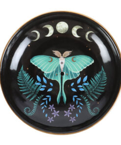 Luna moth incense stick holder