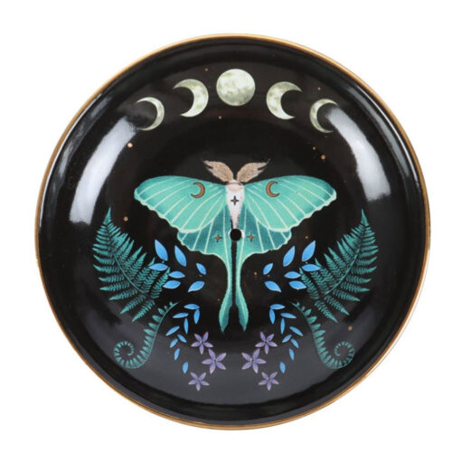 Luna moth incense stick holder