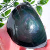 Rainbow Obsidian moon