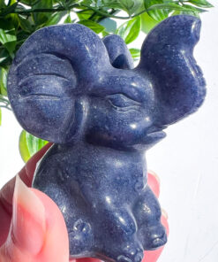 Blue Aventurine elephant