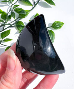 Rainbow Obsidian moon