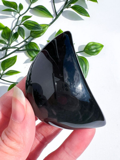 Rainbow Obsidian moon