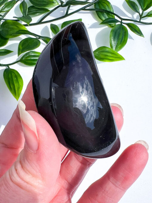 Rainbow Obsidian moon