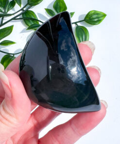 Rainbow Obsidian moon