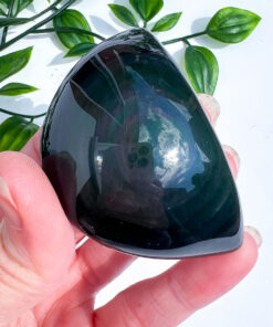 Rainbow Obsidian moon