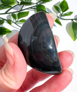 Rainbow Obsidian moon