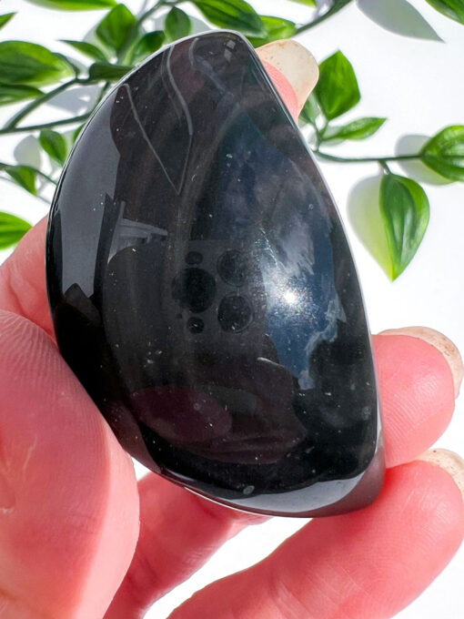 Rainbow Obsidian moon