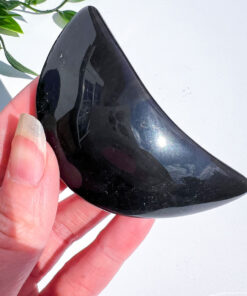 Rainbow Obsidian moon