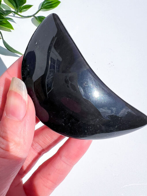 Rainbow Obsidian moon