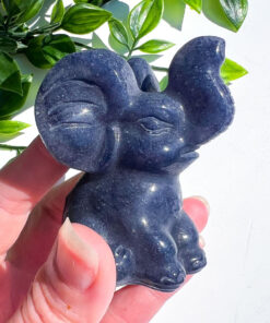 Blue Aventurine elephant