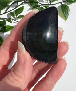 Rainbow Obsidian moon