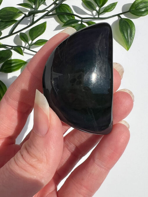 Rainbow Obsidian moon