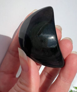 Rainbow Obsidian moon