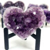 Amethyst Heart Cluster on Stand