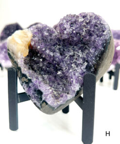 Amethyst Heart Cluster on Stand