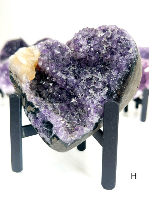 Amethyst Heart Cluster on Stand