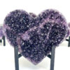 Amethyst Heart Cluster on Stand