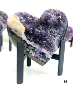 Amethyst Heart Cluster on Stand