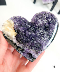 Amethyst Heart Cluster on Stand