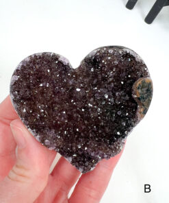 Amethyst Heart Cluster on Stand