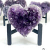 Amethyst Heart Cluster on Stand