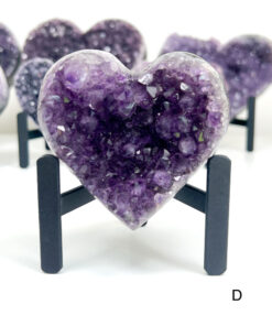 Amethyst Heart Cluster on Stand