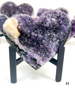 Amethyst Heart Cluster on Stand