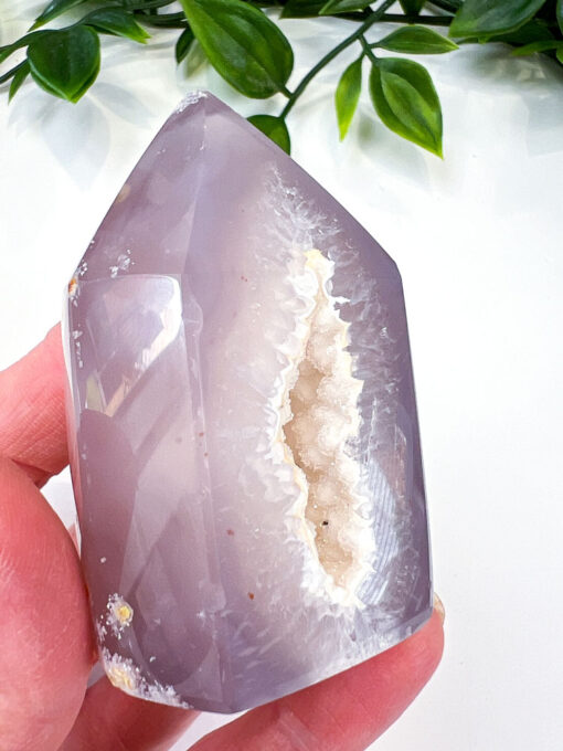 Druzy Agate tower