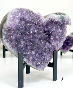 Amethyst Heart Cluster on Stand