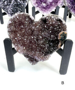 Amethyst Heart Cluster on Stand