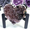 Amethyst Heart Cluster on Stand