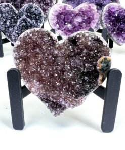 Amethyst Heart Cluster on Stand