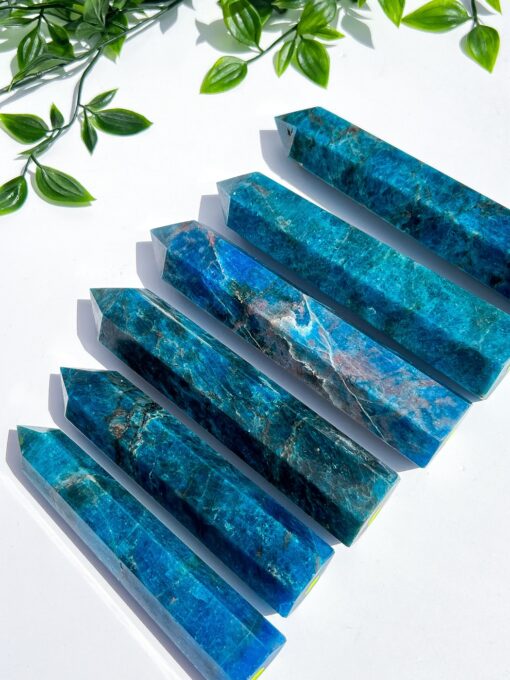 Blue Apatite Tower | F | 0.35kg - Image 4