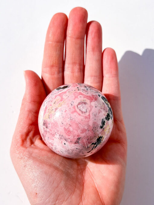 Peruvian Rhodonite Sphere