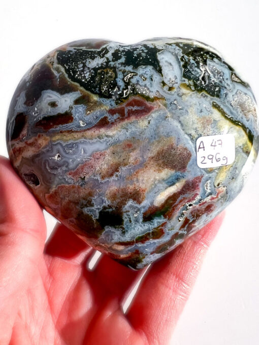 Ocean Jasper Heart