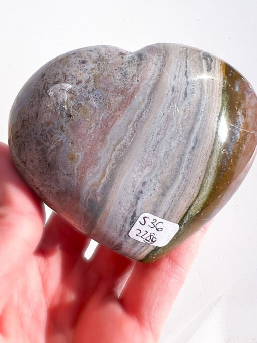 Ocean Jasper Heart