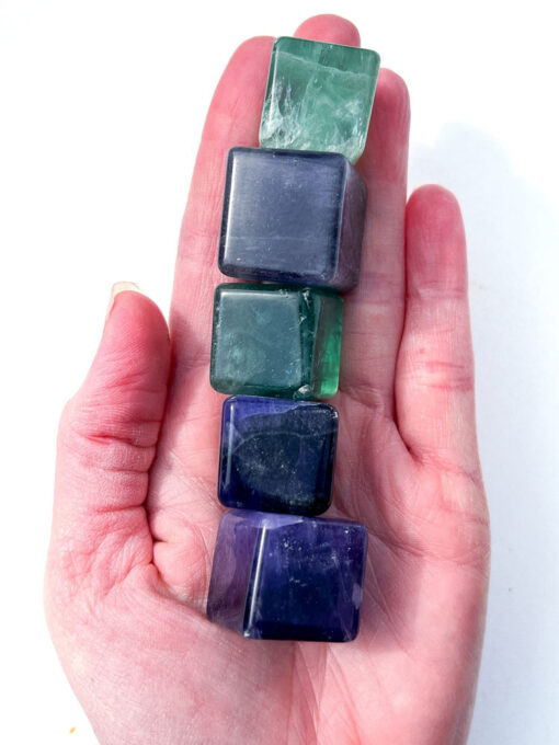 Fluorite Cube Carving