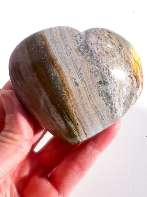 Ocean Jasper Heart