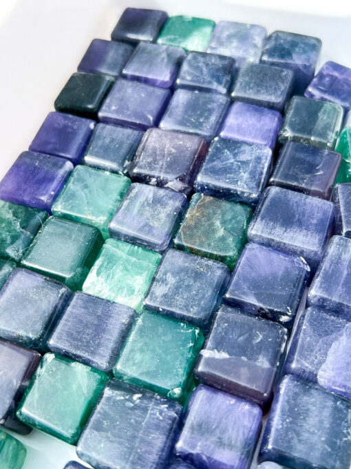 Fluorite Cube Carving