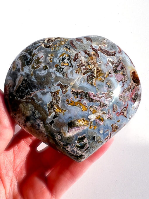 Ocean Jasper Heart