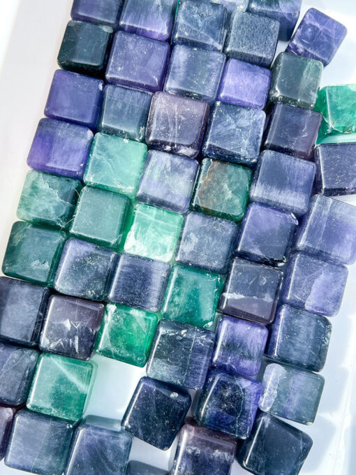 Fluorite Cube Carving