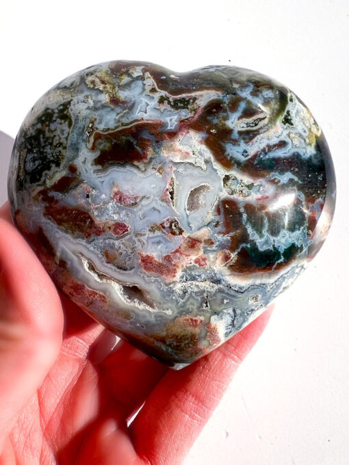 Ocean Jasper Heart