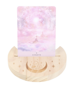 crescent moon oracle card holder