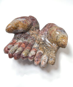 Ocean Jasper hands carving