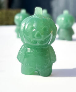 Green Aventurine Pumpkin People