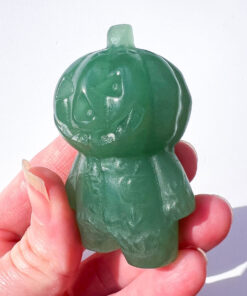 Green Aventurine Pumpkin People