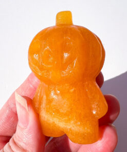 Orange Calcite pumpkin people