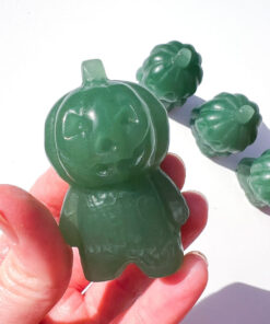 Green Aventurine Pumpkin People