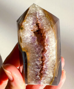 Druzy Agate Tower